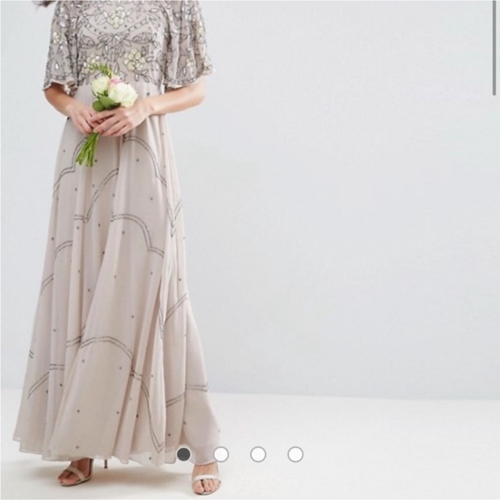 ASOS Maya Flutter Sleeve Bridesmaid Dress